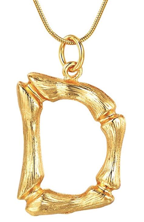 celine alphabet necklace dupe